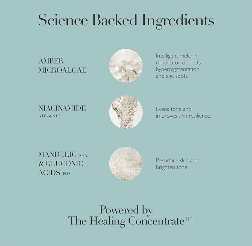 Omorovicza Even Tone (1.0 oz), Daily Melanin-Modulating Face Serum with Amber Microalgae, Niacinamide, Mandelic & Gluconic Acids, Brightening Serum for Uneven Skin Tone