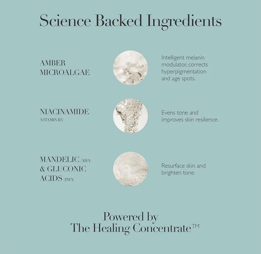 Omorovicza Even Tone (1.0 oz), Daily Melanin-Modulating Face Serum with Amber Microalgae, Niacinamide, Mandelic & Gluconic Acids, Brightening Serum for Uneven Skin Tone