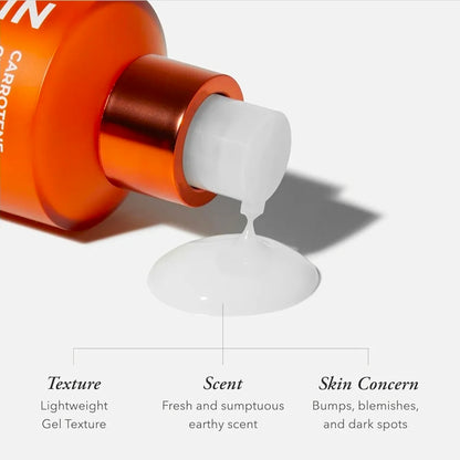 Suero facial clarificante de zanahoria APRILSKIN: corrector de manchas oscuras, aclarador de imperfecciones, vegano, no comedogénico, para piel grasa, sensible y con baches.