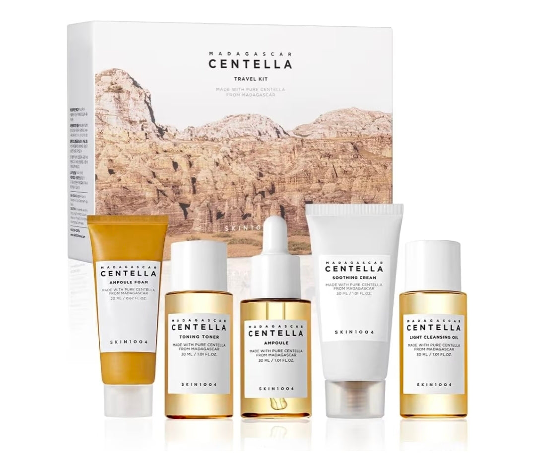 SKIN1004 Madagascar Centella Travel Kit - Complete SkinCare Routine - 5 Products