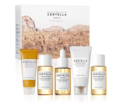 SKIN1004 Madagascar Centella Travel Kit - Complete SkinCare Routine - 5 Products