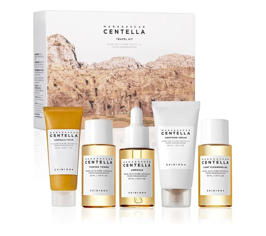 SKIN1004 Madagascar Centella Travel Kit - Complete SkinCare Routine - 5 Products
