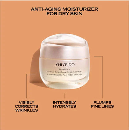 Crema suavizante de arrugas enriquecida Shiseido Benefiance