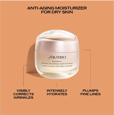 Crema suavizante de arrugas enriquecida Shiseido Benefiance