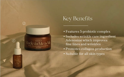 AXIS-Y Biome Recharging Night Renewal Set - Overnight Solution Care Set Skin Barrier Cream with Panthenol Concentrate - Korean Skincare for All Skin Types (2.7 & 0.27 fl. oz.)