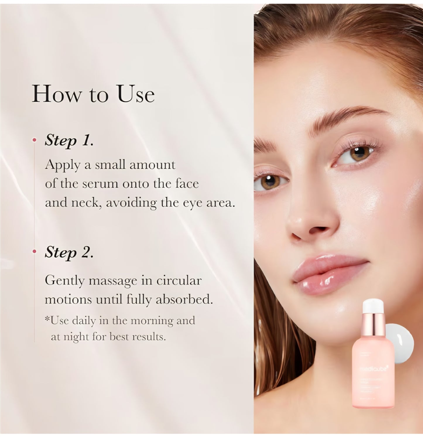 Medicube Triple Collagen Serum - Nourish dull skin with Triple Collagen Complex - A lightweight serum with Niacinamide and Hyaluronic Acid