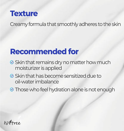 ISNTREE Hyaluronic Acid Moist Cream - Deep Hydration for Dry Skin, Balances Oil & Moisture, Lightweight & Non-Greasy, Fragrance-Free