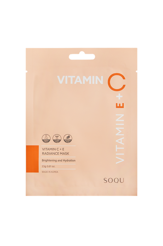 MASCARILLA ILUMINADORA CON VITAMINA C + E SOQU - Iluminadora e Hidratante