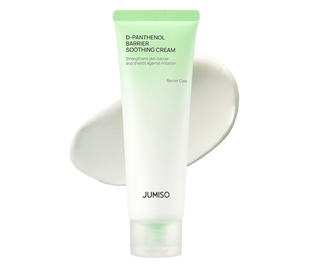 JUMISO D-Panthenol Barrier Soothing Cream – 5 Ceramide Complex+Cica+Squalane, Lightweight Gel Daily Moisturizer for Sensitive & Acne-Prone Skin, Non-Greasy Barrier Support