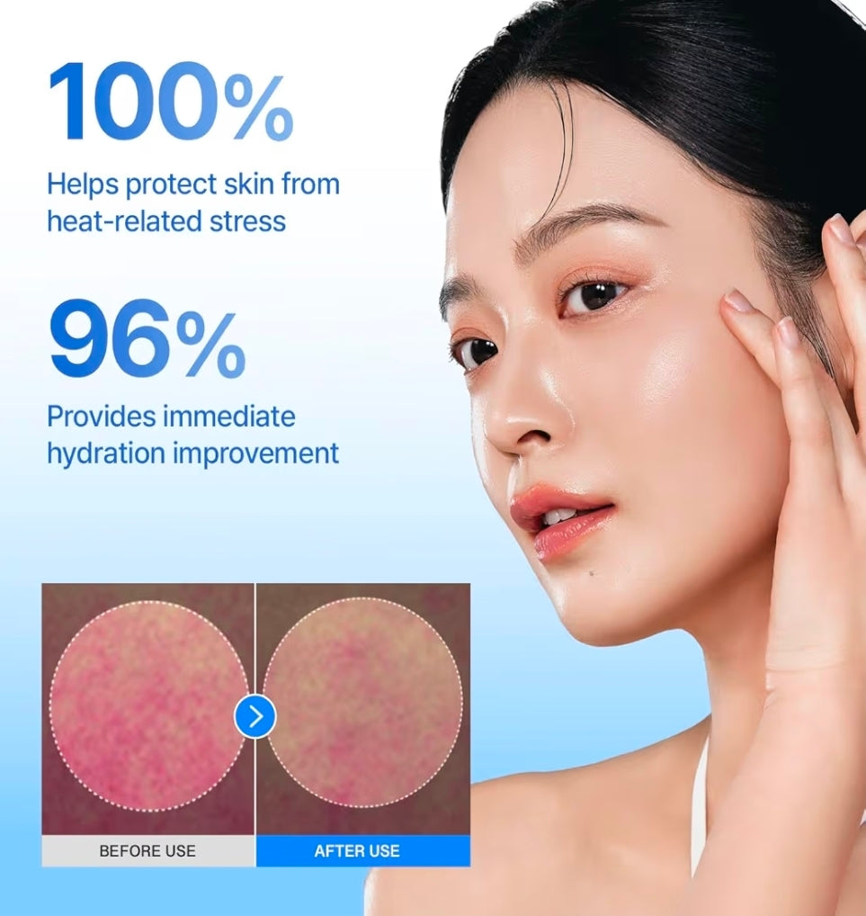 CENTELLIAN24 MADECA CREAM HYDRA CALMING – Cooling hydrating face cream designed to soothe irritation, control excess sebum, strengthen the skin barrier, and provide heat reactive calming moisture for sensitive and acne prone skin