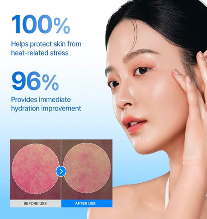 CENTELLIAN24 MADECA CREAM HYDRA CALMING – Cooling hydrating face cream designed to soothe irritation, control excess sebum, strengthen the skin barrier, and provide heat reactive calming moisture for sensitive and acne prone skin