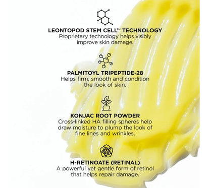 BeautyBio The Nightly - Suero reparador de retinol de noche reafirmante y suavizante