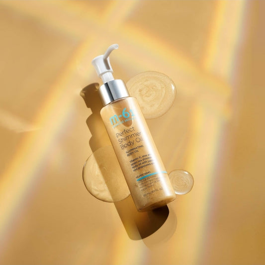 M-61 Aceite corporal con brillo perfecto - Aceite corporal hidratante, calmante y luminoso - Rápida absorción