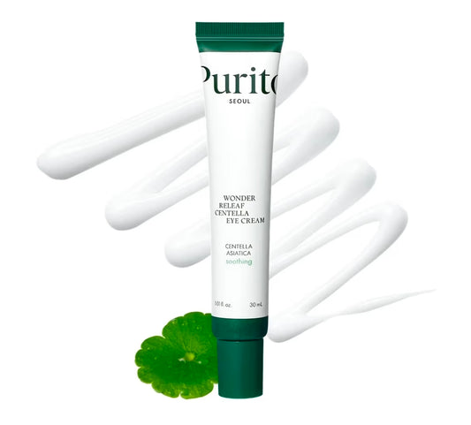 PURITO Centella Eye Cream -  Korean Centella, for Sensitive Skin, Soothing, Facial Eye Cream for face, Dark Circles, Wrinkles, Puffiness, Vegan & Cruelty-Free