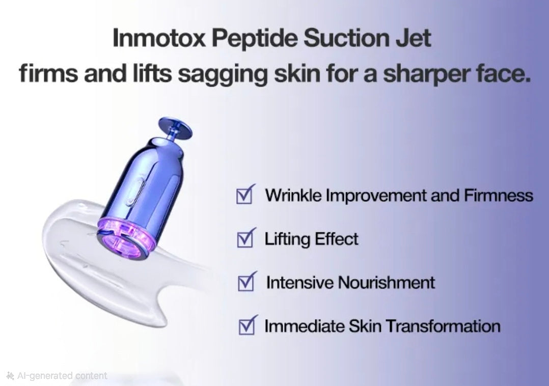 Meditherapy - Inmotox Suction Jet - Device that designed to lift sagging skin caused by tight muscles and fat, helping to revitalize for a firmer complexion