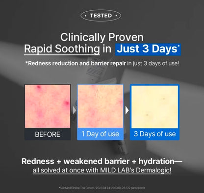 MILDLAB Blue Centella Derma Repair Cream - Contains 2.5 ppb EGF and 50,000 ppm Dexpanthenol to promote skin cell regeneration and sustained hydration