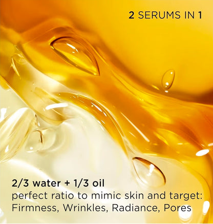 Clarins DOUBLE SERUM 1.7oz - Anti Aging Face Serum, Visibly Firms, Smoothes, Boosts Radiance, and Refines Pores, 24H Hydration, All Skin Types - Daily serum in perfect ratio to mimic skin for max efficacy on firmness, wrinkles, radiance