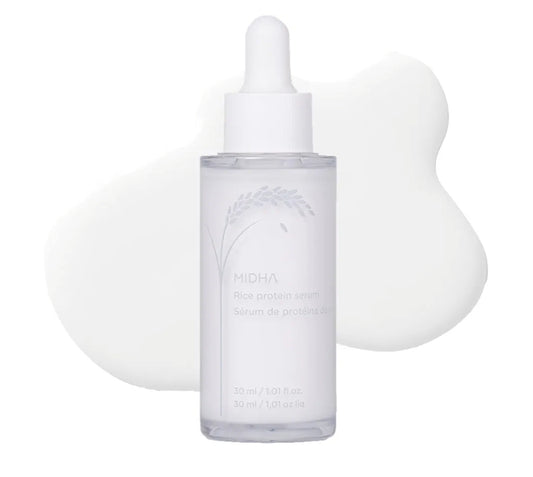 MIDHA Rice Protein Milky Serum - Deep hydration, Moisture balance, Firm Elasticity, Skin Barrier Support, Ceramide Skincare, Non-greasy finish, Smooth and hydrated, vegan