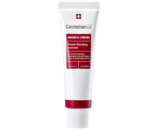 Centellian 24 Madeca Cream Power Boosting Formula - Strengthen the skin barrier, provide deep hydration, and offer anti-aging benefits such as wrinkle reduction and improved elasticity - Retinol Free