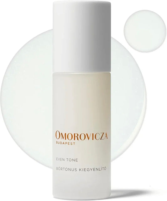 Omorovicza Even Tone (1.0 oz), Daily Melanin-Modulating Face Serum with Amber Microalgae, Niacinamide, Mandelic & Gluconic Acids, Brightening Serum for Uneven Skin Tone
