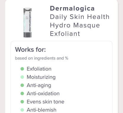 Dermalogica Hydro Masque Exfoliant - Hydrating Gentle -  Exfoliant 5 min Mask