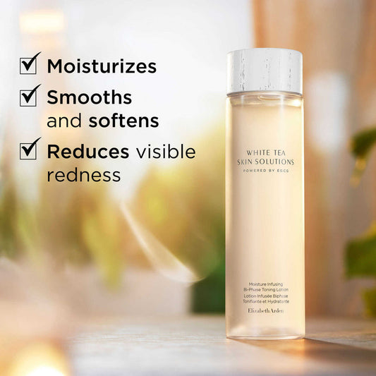 Loción tonificante bifásica hidratante White Tea Skin Solutions de Elizabeth Arden