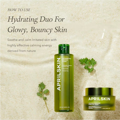 APRILSKIN Artemisia Korean Rice Toner - 100% Korean Mugwort, Hydration Boost Facial Toner, Vegan, Cruelty Free, Low pH, No sulfates and Artificial Fragrance