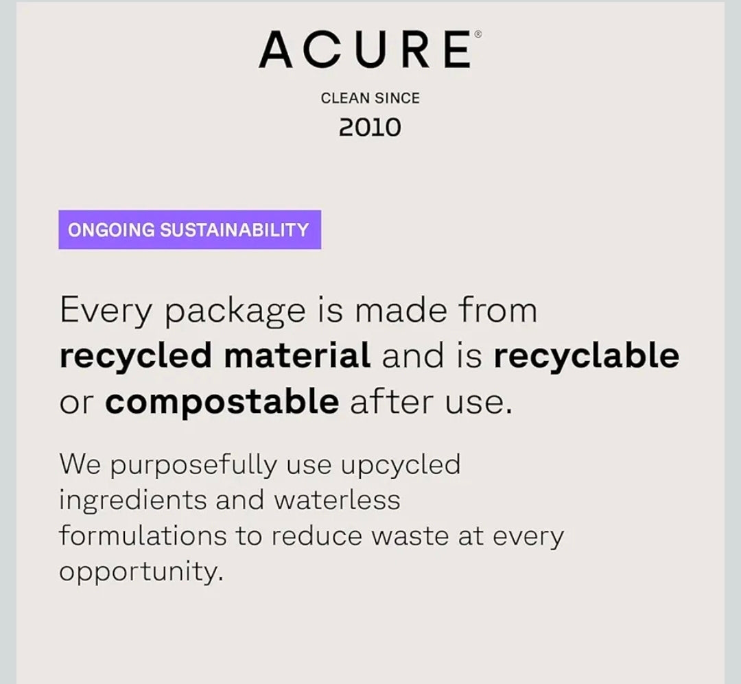 Acure Radically Rejuvenating Dual Phase Bakuchiol Serum - Bakuchiol Oil Serum for Face, Anti Aging Retinol Alternative for Wrinkles & Fine Lines, Cold Pressed Botanical Oils, Vegan