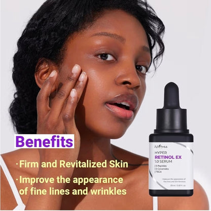 ISNTREE Hyper Retinol EX 1.0 Serum 20 ml - 5 péptidos, 5 ceramidas, ayuda a reducir las líneas finas