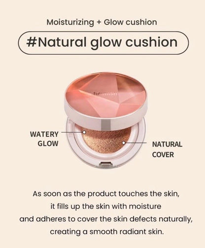 Heimish Artless Perfect Cushion Foundation SPF 50+++ Refill Included - Shade 25 Medium Beige