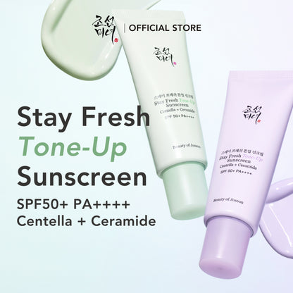 Beauty of Joseon Stay Fresh Tone-Up Sunscreen Centella + Ceramide SPF 50+ PA++++