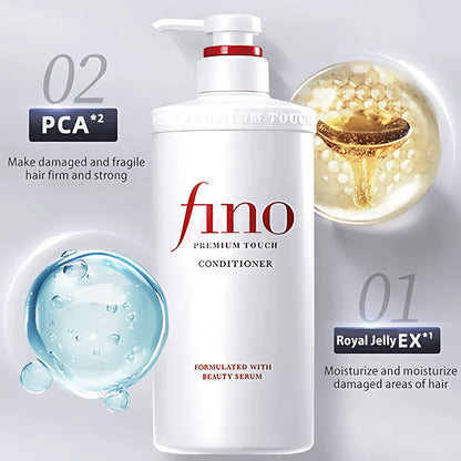 FINO Premium touch Conditioner  – Japanese Hair Care for Dry Hair, Deep Cleansing & Moisturizing, Smooth & Shiny Finish (Copy)
