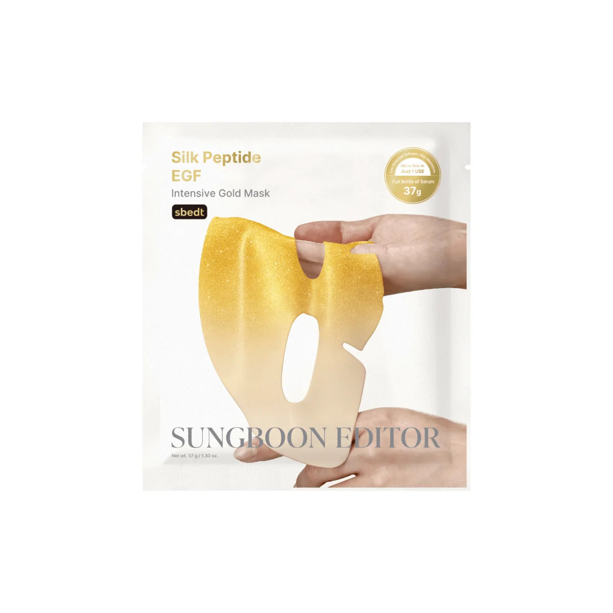 SUNGBOON EDITOR Deep Collagen Gold Overnight Mask, Hydrating Mask for Glass Skin, Silk Peptide EGF+31 Multi Peptide(Copper Peptides)+24K Gold