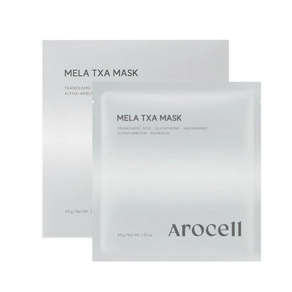 AROCELL Mela TXA Brightening Hydrogel (1 Mask)-Tranexamic Acid + Phyco-tonic™ + Melatoninsome | Dark Spot, Melasma & Uneven Tone Care