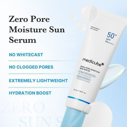 medicube Zero Pore Moisture Sun Serum